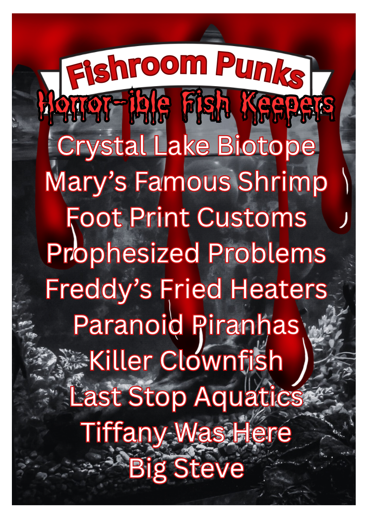 Horror-ible Fishkeepers Mystery 5 packs! (buy 6 and the 6th pack is free!!!!!)